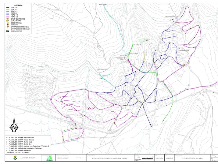 Plan Director de Abastecimiento de agua de Bolvir de Cerdanya (Girona)